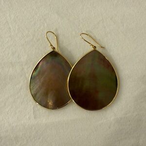 Ippolita Gold Iridescent Teardrop Earrings
